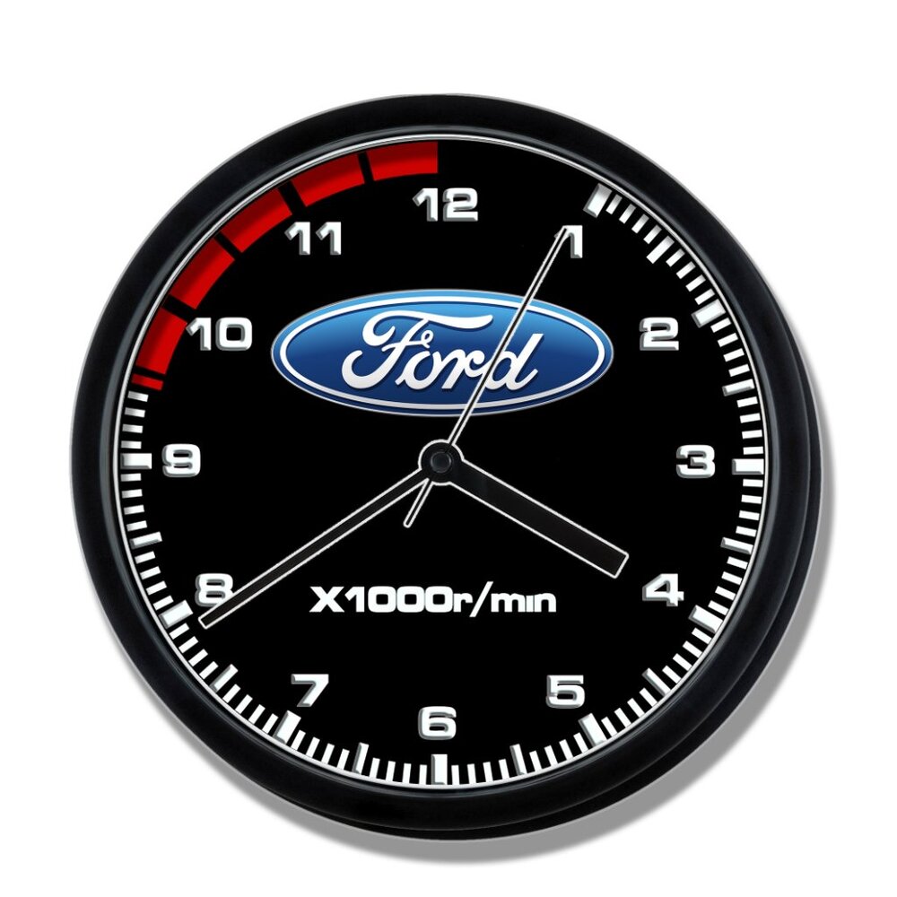 FORD LOGO  speedometer Clock Great gift / room decor  wall clock NEW